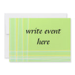 Random Lines Invitation Card