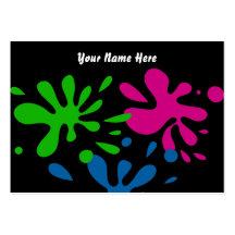 Random Splats, Your Name Here Business Card