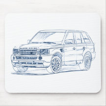 Range Rover Sport 2006+ Mouse Pad
