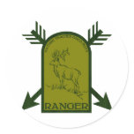 Ranger Round Stickers