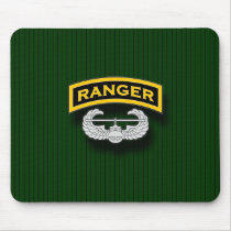 Ranger tab and Air Assault badge Mousepad