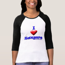 rangers love long sleeve tshirt ladies