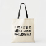 Ransom Note Bag