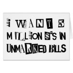Ransom Note Greeting Cards