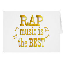 RAP BEST GREETING CARD
