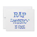 Rap is Cool Invitation