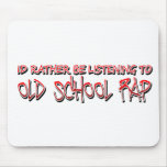rap music old school 80s rap music mousepads