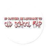 rap music old school 80s rap music stickers