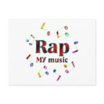 Rap Music postcards