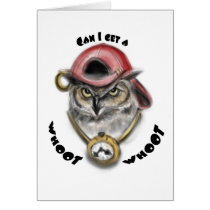 Rap Owl Greeting Card