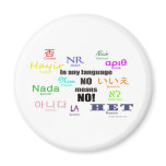 Rape Awareness No Means No! Magnet