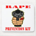 Rape Prevention Kit (Loaded Gun) mousepads