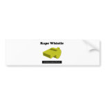 Rape Whistle - Bumper Sticker bumper stickers