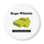 Rape Whistle - Magnet