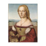 Raphael Sanzio - Lady With a Unicorn Postcards