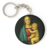 Raphael Sanzio - Madonna del Granluca Key Chains