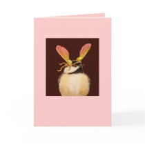 Raphaela the chickadee card