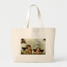 Raphael's "Sistine Madonna" (circa 1513) (Detail) Tote Bags