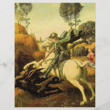 Raphael's "St. George and the Dragon" (circa 1505) Flyers