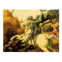 Raphael's "St. George and the Dragon" (circa 1505) Postcards