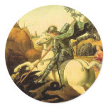 Raphael's "St. George and the Dragon" (circa 1505) stickers