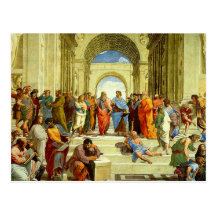Raphael's "The School of Athens" Detail circa 1511 Post Cards