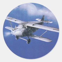 Rapid Azur Round Sticker