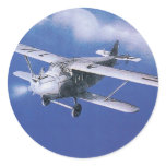 Rapid Azur Round Sticker