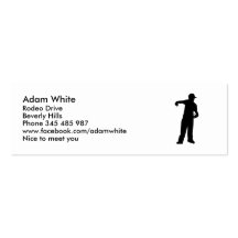 Rapper Business Cards