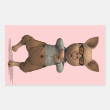 Rapper Pig Sticker