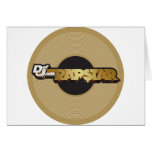 Rapstar Vinyl Greeting Card