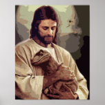 Raptor Jesus Print