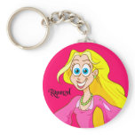 Rapunzel™ classic button keychain