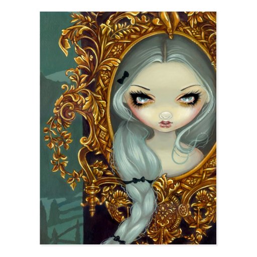 "Rapunzel in Rococo" Postcard