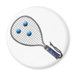 Raquetball Face made with balls magnets