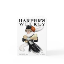 RARE 1908 HARPER'S WEEKLY COVER ART CARDS