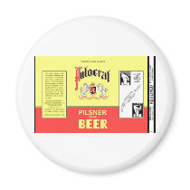 RARE AUTOCRAT FLAT TOP BEER CAN DESIGN REFRIGERATOR MAGNETS