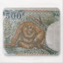 Rare Orangutan Money Mouse Pad