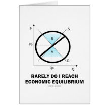 Rarely Do I Reach Economic Equilibrium (Economics) Card