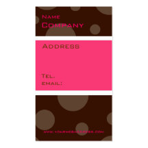 rasberry chocolate bubble, vertical profile cards business card templates