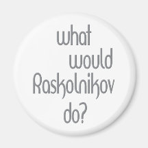 Raskolnikov Refrigerator Magnet