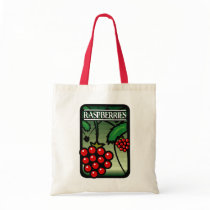 Raspberries Canvas Bag