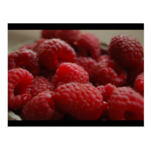 Raspberries Postcard