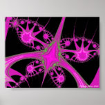 Raspberry Butterfly Poster