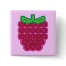Raspberry Pinback Buttons