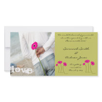 Raspberry Gerbers on Lime Save The Date