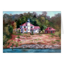 Raspberry Lighthouse Card