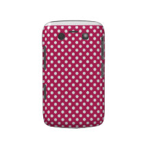 Raspberry Polka Dot Blackberry Bold Case
