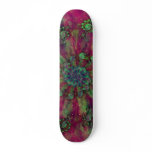 "Raspberry Swirl" Abstract Skateboard