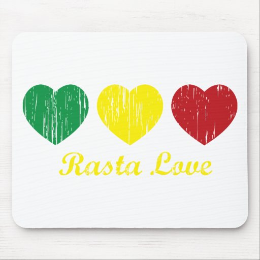 Rasta Love Mouse Mats